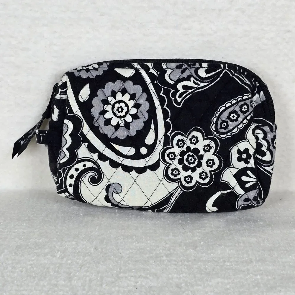 Vera Bradley Medium Cosmetic Paisley Noir